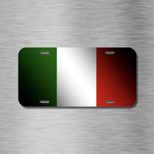 Italy Italian Flag Vehicle License Plate Front Auto Tag Plate Rome Milan New Italy Italian Flag Vehicle License Plate Front Auto Tag Plate Rome Milan New