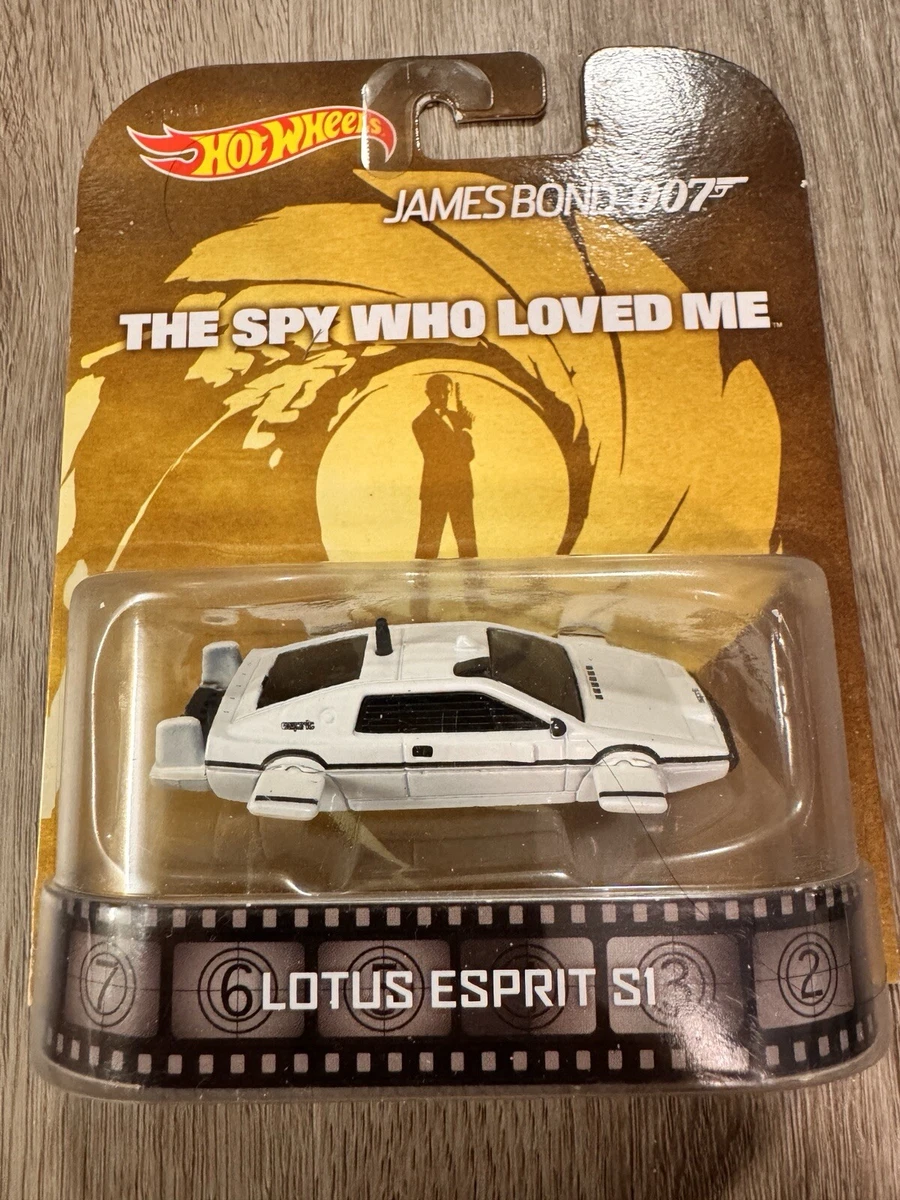 Hot Wheels James Bond Lotus Esprit S1 – Échelle 1:64 – Édition Premium Pop Culture – Blanche – Neuf