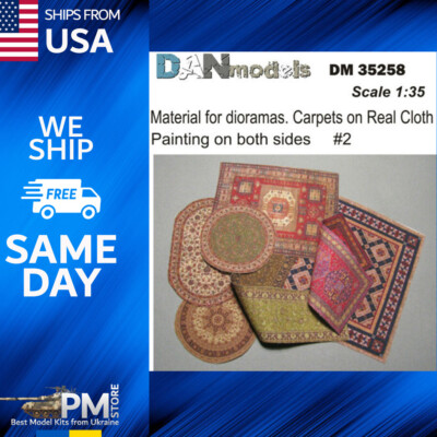 Dan Models 35258 Material for dioramas. Carpets on Real Cloth. Scale 1/35