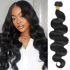 18inch Human Hair Bundles Body Wave Remy Vigin Hair Extensions 1 Pcs 100G