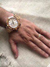 Versace Watch Men’s Watch Reve Rose Gold Water Resistant Swiss Made