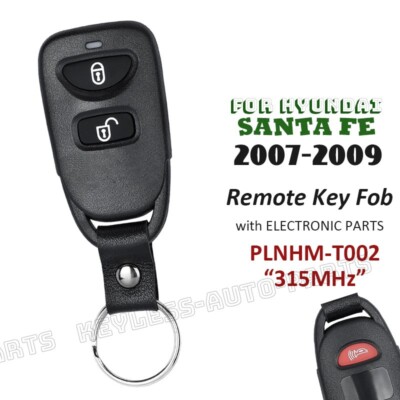 PLNHM-T002 315MHz for Hyundai Santa Fe 2007-2009 Keyless Remote Control Key Fob