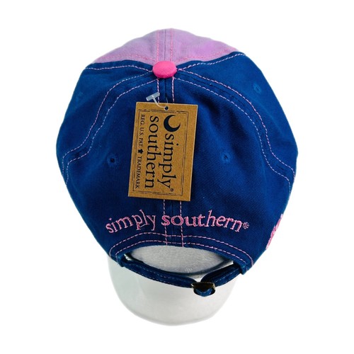 Simply Southern Hat Womens Adjustable Blue Purple Pink Patch Live What You Love - Picture 4 of 7