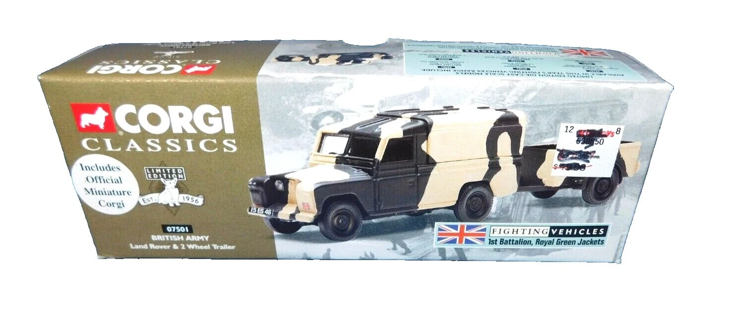 Corgi 1:43 Diecast tanques y vehículos militares