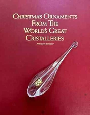 Amex Crystal Christmas Ornaments From the World's Great Cristalleries Set of 20