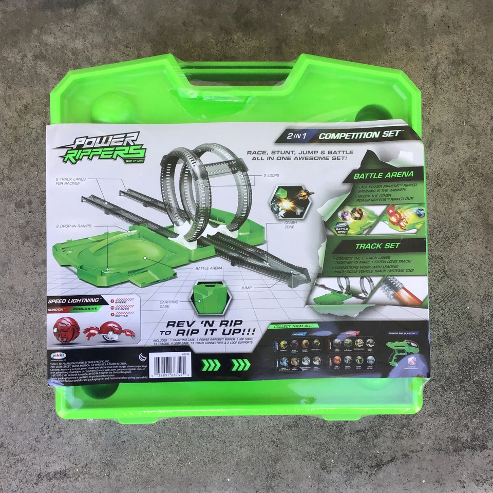 New Power Rippers  2 in 1 Competition Set Battle Race Track Build Set Kids Toy - Image 2 of 4