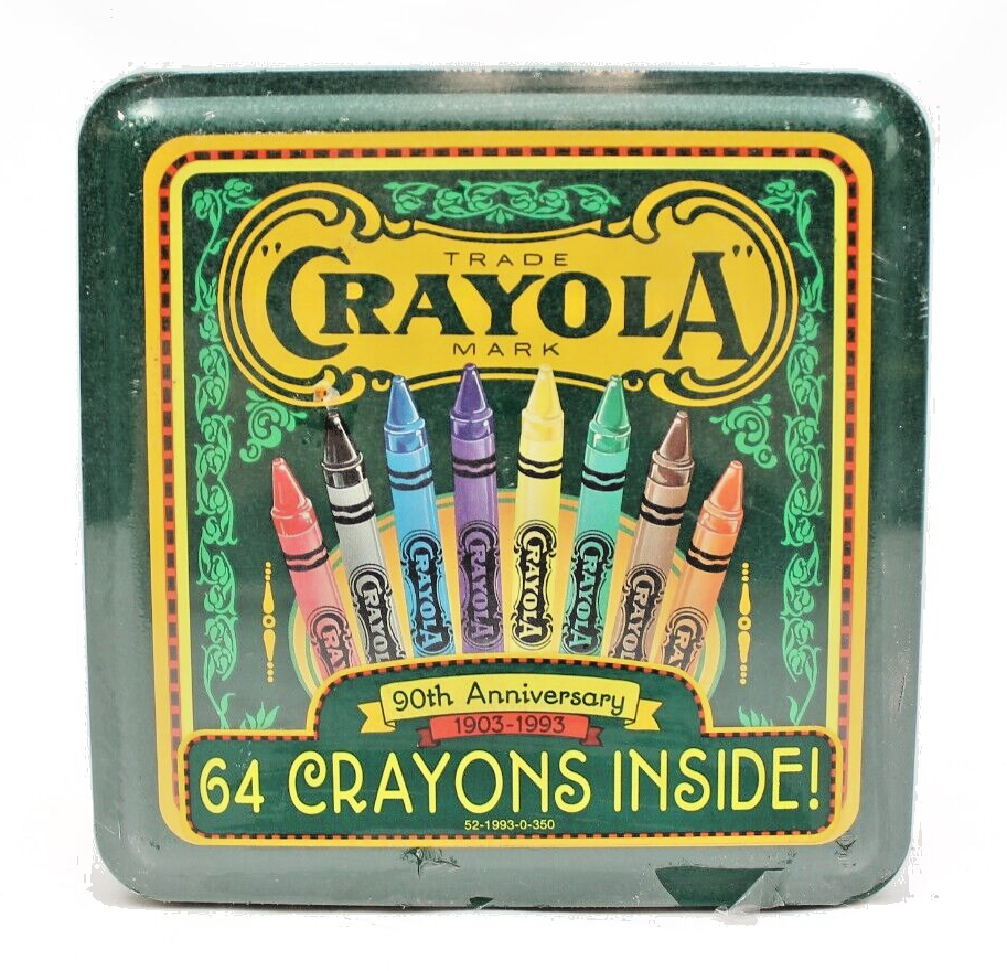 Vtg 1993 Binney & Smith Crayola Limited Ed 90th Anniversary Tin