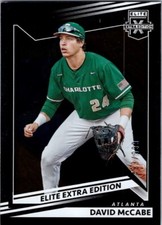 2022 Panini NUMBERED  Elite Extra Edition Rookie David McCabe Atlanta Braves