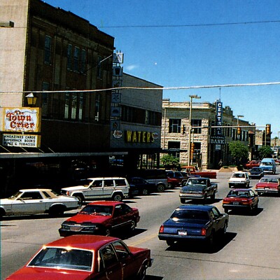 tobacco road junction city kansas Junction City Kansas - Town Crier Books & Tobacco and Waters (6X4 in)  Postcard
