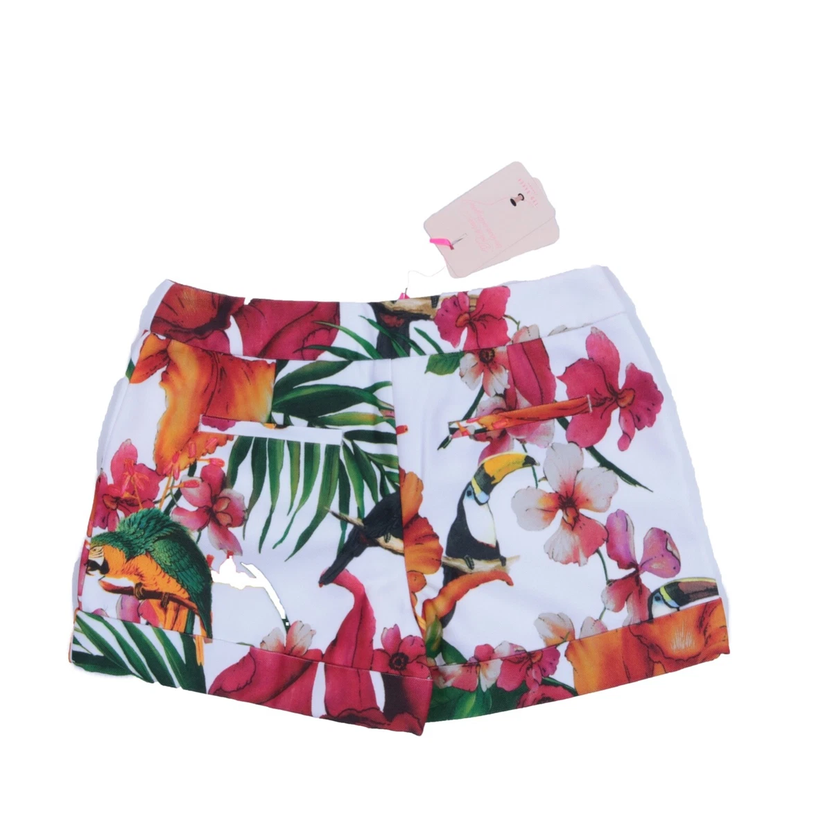 NWT Ted Baker Designer Shorts Flower Print Size 0 Ted Baker Designer Shorts Flow