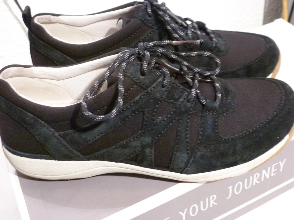 Теннисные туфли Dansko Hatty черные замшевые - размер 38, с коробкой - Изображение 4 из 4