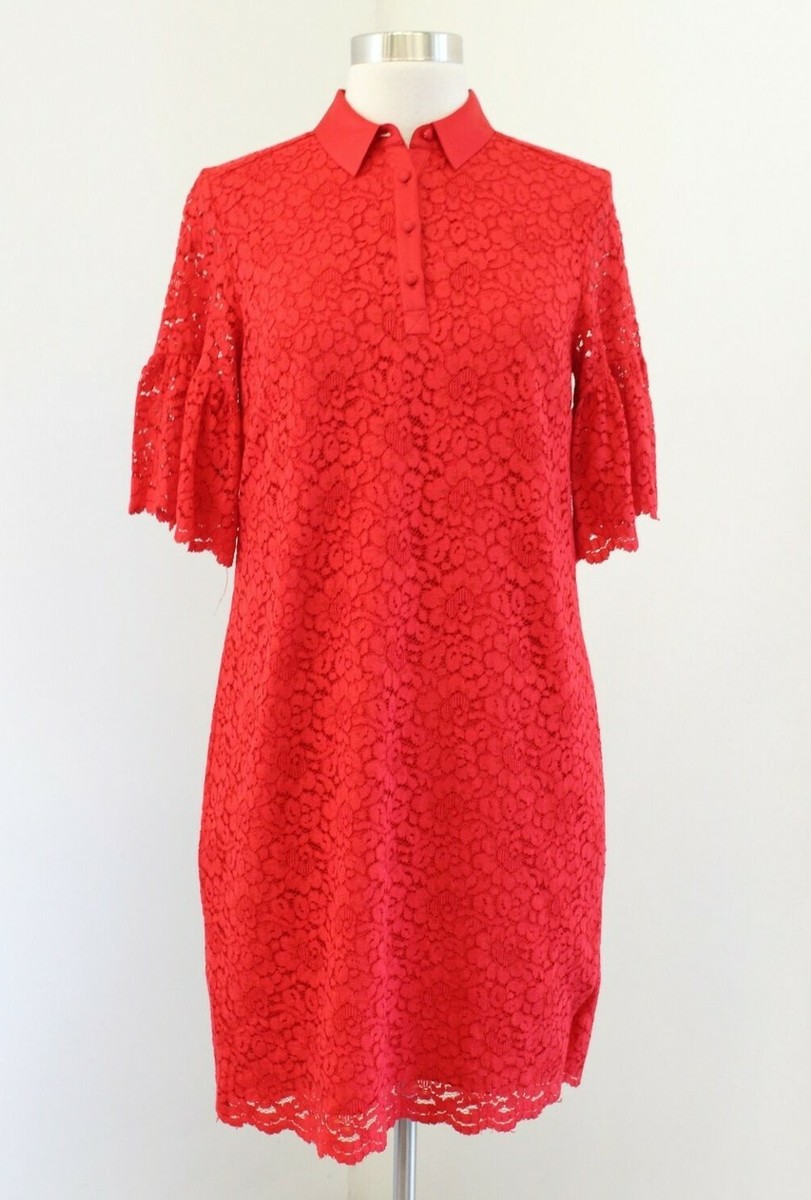 chinese dress ladies Banana Republic Floral Red Dress Size 0 – ReThreads.shop main image 0