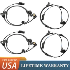 Set of 4 Abs Wheel Speed Sensor Front Rear Left & Right For Lancer Outlander