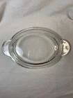 Pyrex P-14-C Clear Glass Small Oval Replacement Lid For Grab It Casserole Dish