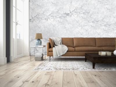 WHITE MARBLE Wallpaper 144x100'' Removable Wall Mural Stone Backdrop Veins Textur