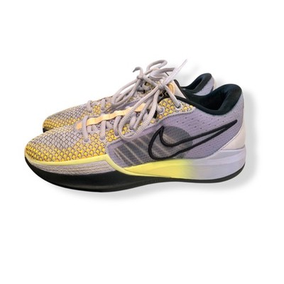 Nike React Kyrie Infinity Basketball Shoes Sz 7.5 Yellow/Purple/Black Gradient D