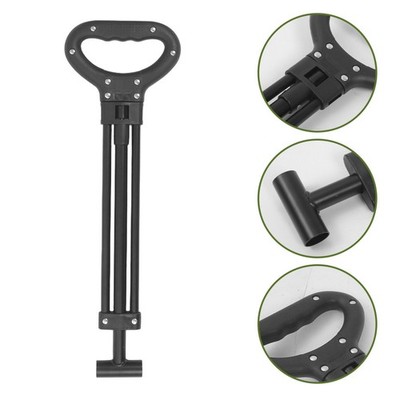 Telescopic Handle Replacement for Foldable Wagon Cart, Detachable Push Handle