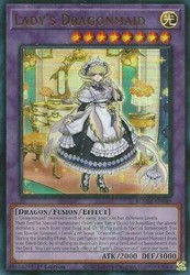 Lady's Dragonmaid BLMM-EN049 Battles of Legend: Monster Mayhem Ultra Rare 1st Edition