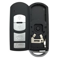 Replacement Keyless Entry Remote Smart Key Fob Shell Case Fit for 4 Buttons