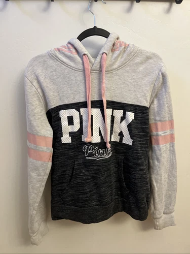 UNDERCOVER ROSA Felpa con Cappuccio Donna Reflex Tg Lg Grigio Rosa