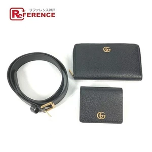 Gucci 699304 Gg Rond Zipper Long Portefeuille Porte Carte Ceinture Sac Taille Occasion
