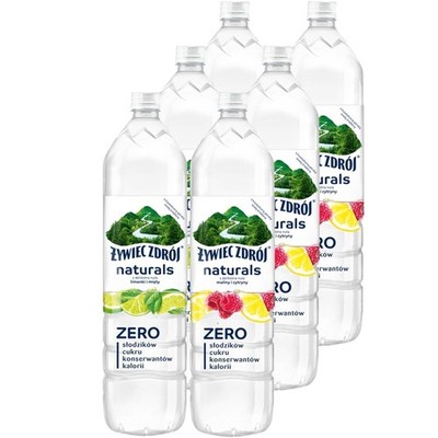  Żywiec Zdrój Naturals Napój niegazowany 1,2 l mix smaków: malina-cytryna, limon