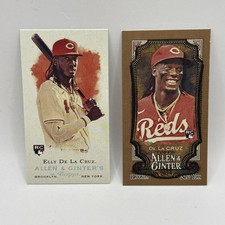 2024 Topps Allen & Ginter Mini Rookie Design Variation Elly De La Cruz SP RC’s