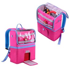 2-Layer Toniebox Backpack Carrying Case  Durable Storage for Tonies, Charger...