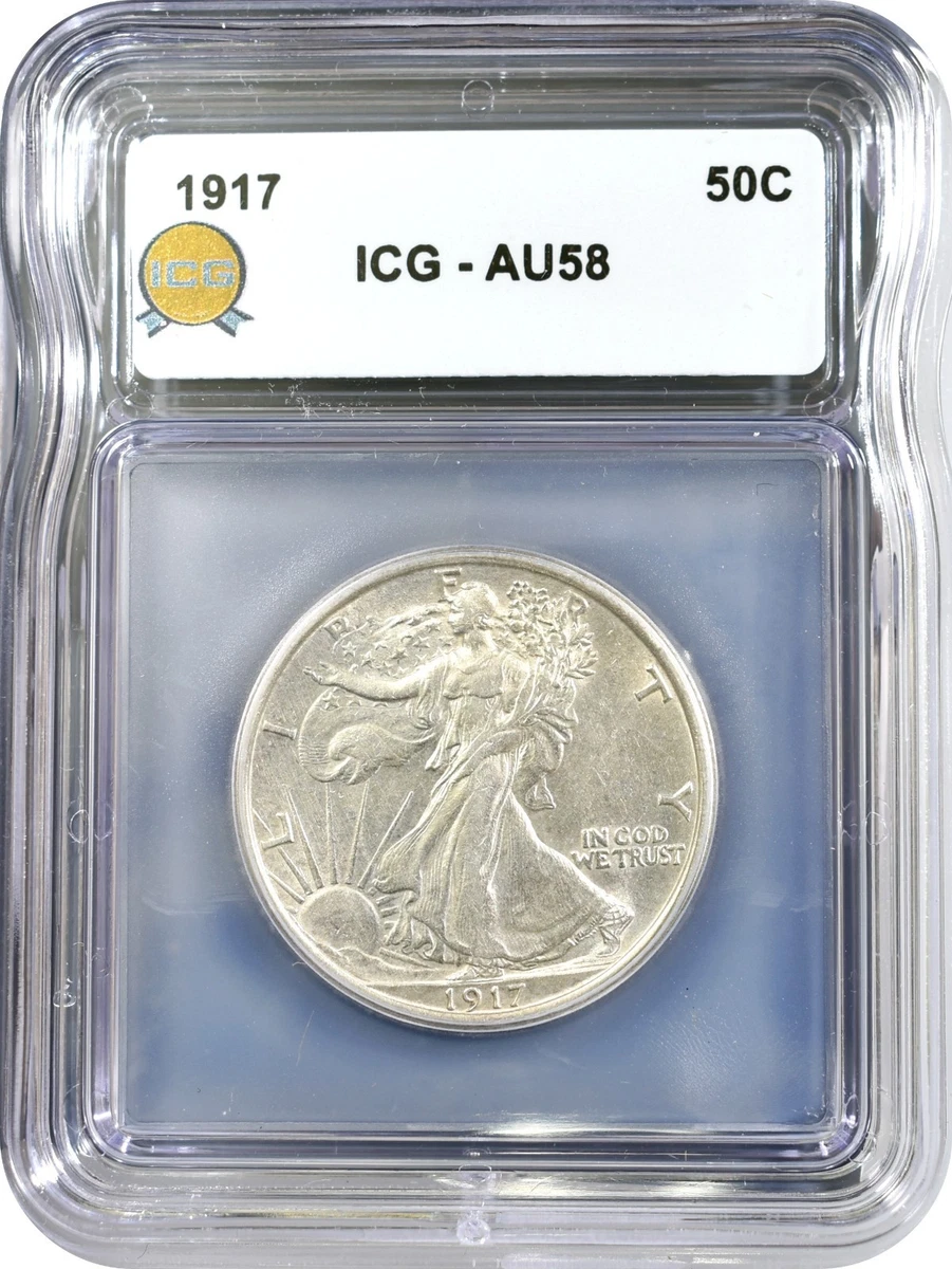 AU 58 Graded Liberty Walking Half Dollars (1916-1947) for sale | eBay