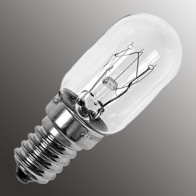 Birnenformlampe Birne E14 26x57 12V 24V 120V 235V 260V Glühlampe