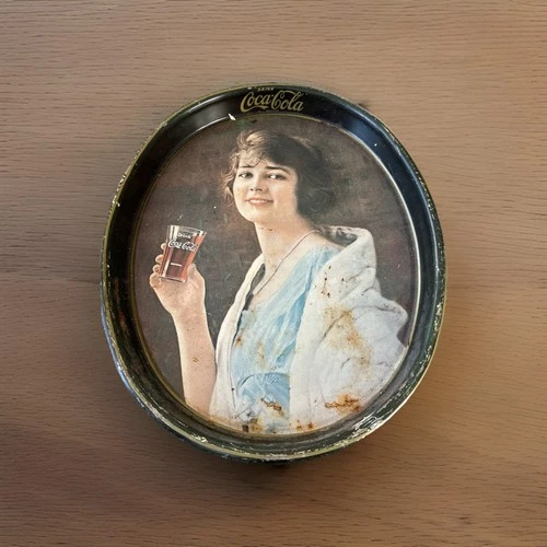 Oval Metal Vintage COCA COLA TRAY