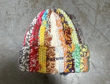 NEW Supreme Hand Tied Beanie FW23 Multicolor AUTHENTIC 