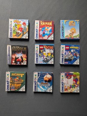 9x Nintendo Game Boy Color / Advance Spiele OVP   Konvolut   Rayman, Star Wars,