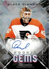 2024-25 UD BLACK DIAMOND ROOKIE GEMS SIGNATURES IVAN FEDOTOV RC AUTO /199