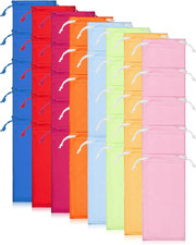 40 Pack Microfiber Case Pouch Bag Glasses Sunglasses Case with 2 Pieces Cleaning