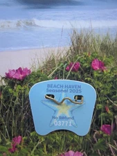 2025  BEACH  HAVEN   NEW  JERSEY   SEASONAL  BEACH   BADGE/TAG