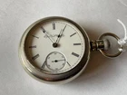 15 jewel Elgin 18s pocket watch stem wind & lever set bright gilt Ca 1890