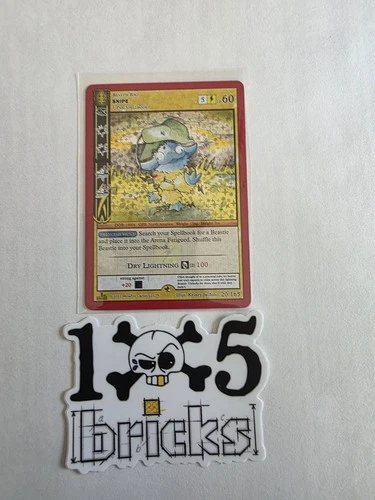 MetaZoo CCG Snipe Wilderness: First Edition 20/165 Holo Gold NM Pack Fresh!! - product listing photo