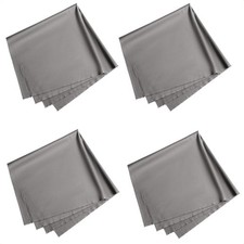 4-pack 16 16" oversized microfiber cloths for screens, electronics, and glasses.