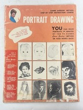 PORTRAIT DRAWING Step-by-Step Instruction Method by Conni Gordon Art Book