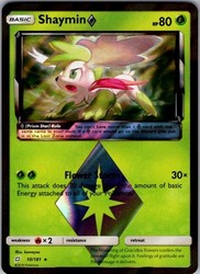 Shaymin Prism Star 10/181 Team Up Holo