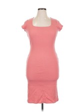 Nine West Women Pink Casual Dress XL
