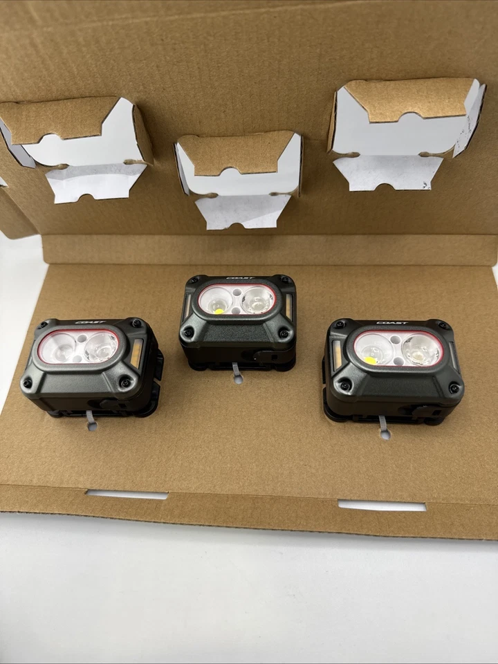 Faro recargable de doble alimentación COAST (paquete de 3) CH1000R 1000 lúmenes 8 modos IPX7 Foto 2 de 3