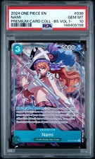 2024 ONE PIECE OP02-036 PREMIUM CARD COLLECTION BEST SELECTION VOL 1 NAMI PSA 10