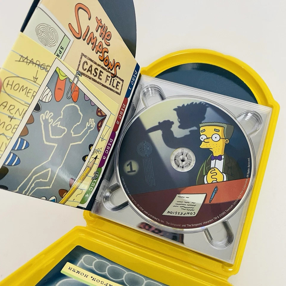 The Simpsons DVD Lot  Complete Seasons 4 6 8 Classic Animated Comedy TV Show - Image 3 of 4