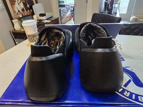 Birkenstock Reykjavik Antique Black Nubuck Leather Mens US 10 Mule Clog Slide - Picture 8 of 17