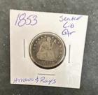 Photo of a Seated Liberty Quarter coin from an eBay sale