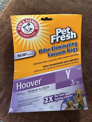Arm & Hammer Allergen Odor Eliminating Pet Fresh Hoover Vacuum Cleaner Bags Y