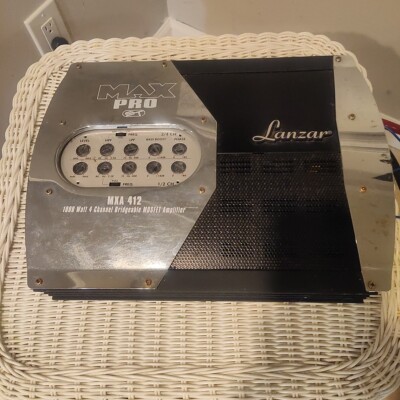 Lanzar Pro MXA 412 For Parts Untested 