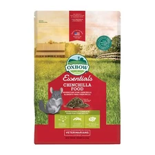 Essentials Chinchilla Food - All Natural Chinchilla Food - 3 lb 9 Packaging m...